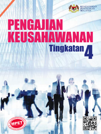 Buku Teks Pengajian Keusahawanan Tingkatan 4 (MPET)